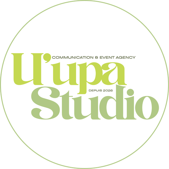 Logo U’upa Studio, communication and event agency, depuis 2026